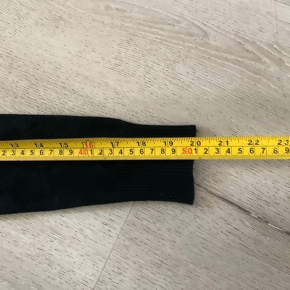 & Merci‎ Black v neck pullover Sweater Dress S NWT casual oversized Lagenlook - Picture 10 of 10